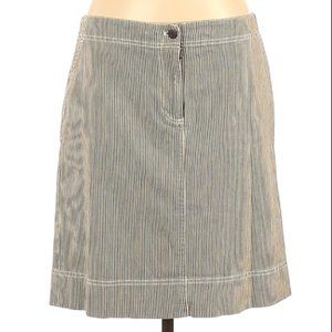 Talbots Pinstripe Denim Skirt Size 12